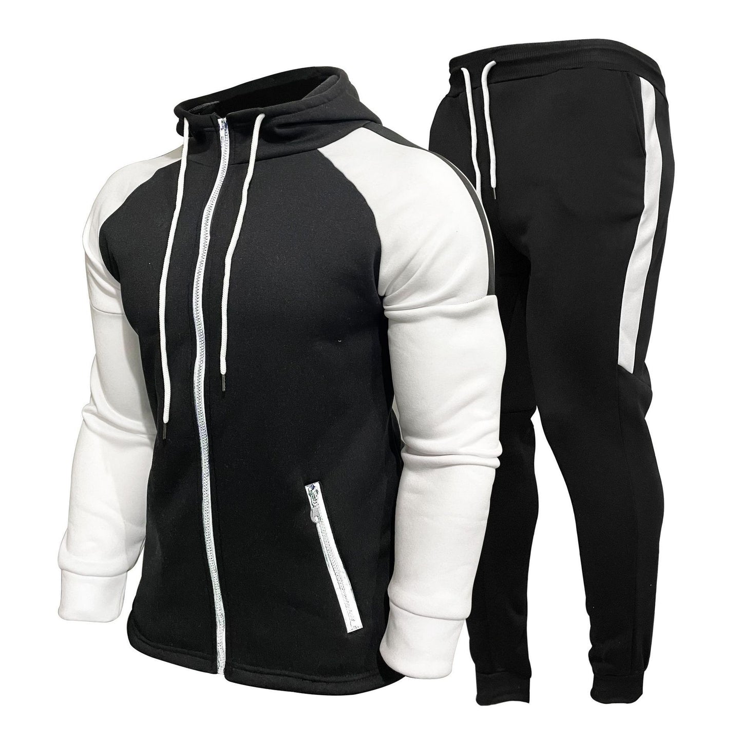 New Cardigan Hoodie Men's Casual Sports Suit