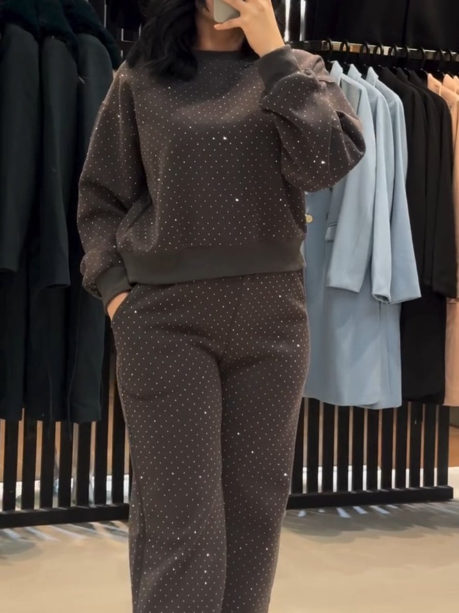 Best Quality Sequins Fashion Two-piece Set